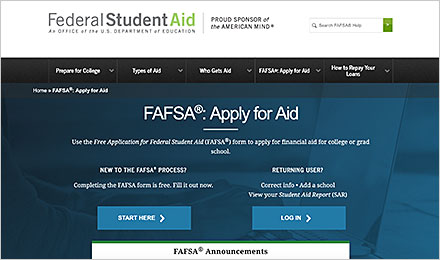 Chapter 2: FAFSA Application