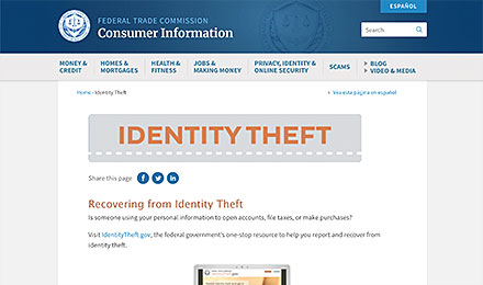 Chapter 2: Federal Trade Commission - Identity Theft