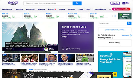 Chapter 3: Yahoo! Finance - Stock Market Information