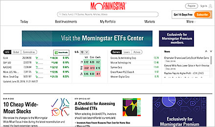 Chapter 4: Morningstar - Investment Tracking