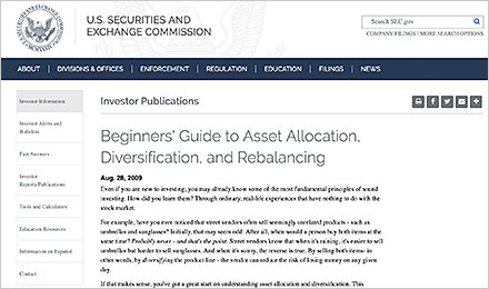 Chapter 4: U.S. SEC - Asset Allocation