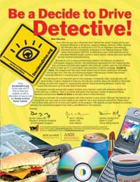 Be a Decide to Drive Detective