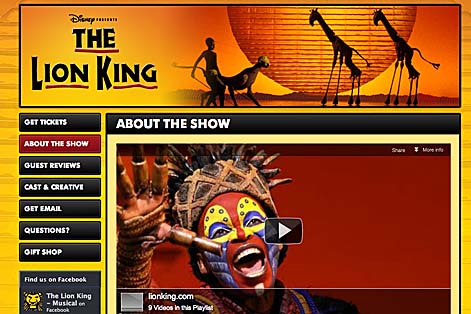 Visit the Lion King Website
