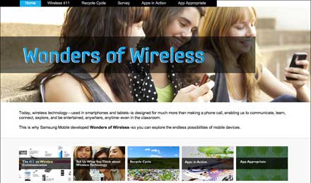 Visit the Wonders of Wireless Website