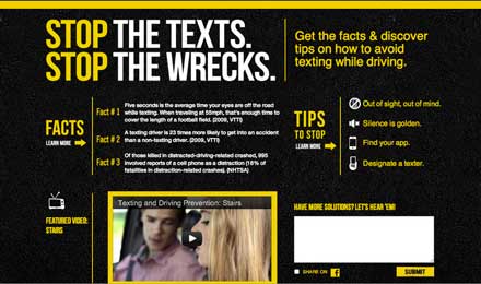 Visit the Stop the Texts Website