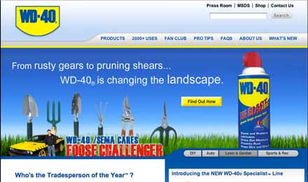 Visit the WD-40 Website