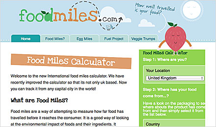 Food Miles Calculator