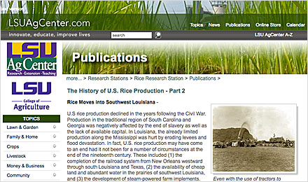 The History of U.S. Rice Production, Part 2