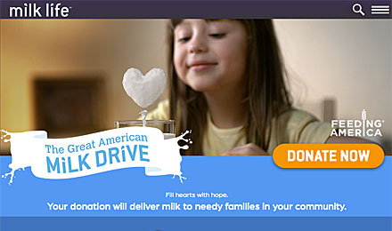 Visit The Great American Milk Drive Website