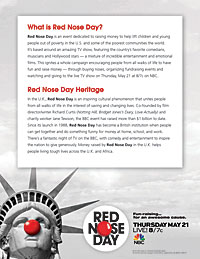 Red Nose Day History