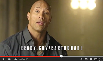 Dwayne Johnson on Earthquake Preparedness
