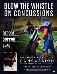 BLOW THE WHISTLE ON CONCUSSIONS