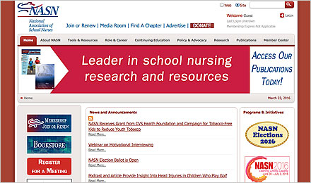 Visit the National Association of School Nurses Website