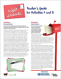 Teacher's Guide Activities 4 & 5