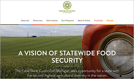 Visit the Foodbank Council of Michigan Website