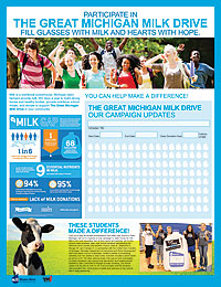 The Great Michigan Milk Drive Fundraiser