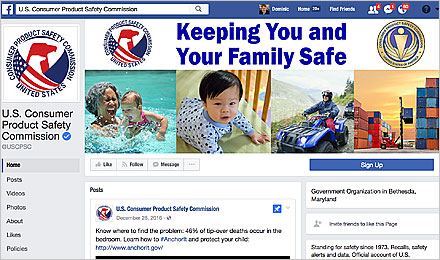@USCPSC on Facebook