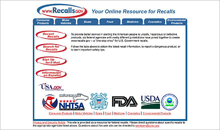 Visit Recalls.gov