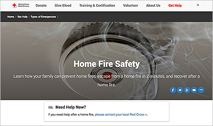 Learn more about home fire safety at redcross.org