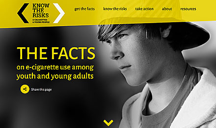 Know the Risks: E-cigarettes & Young People