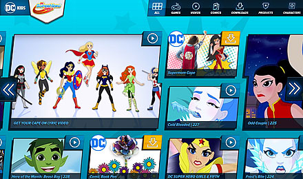 Visit the DC Super Hero Girls Website