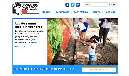Visit the New England Dairy & Food Council Website