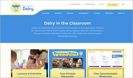 More Classroom Activities from New England Dairy