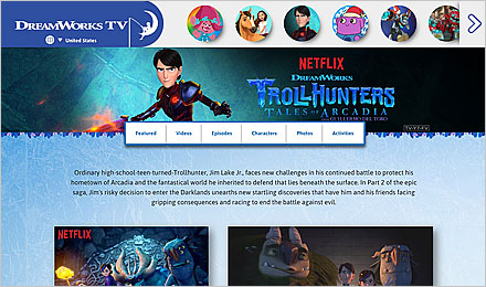 Visit the DreamWorks Trollhunters Website