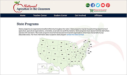 Agriculture in the Classroom - State Programs