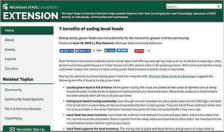 7 Benefits of Eating Local Foods