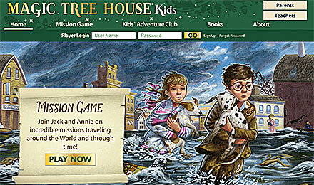 Visit the Magic Tree House Website