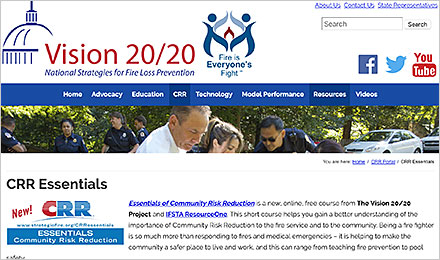 Vision 20/20 Essentials of Community Risk Reduction