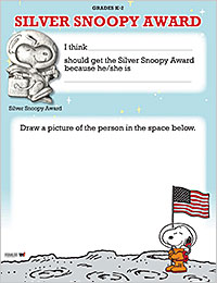 Silver Snoopy Award (K-2)