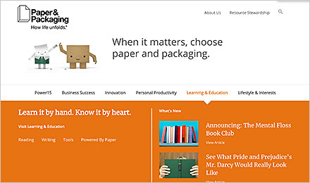 Visit the Paper and Packaging Board Website