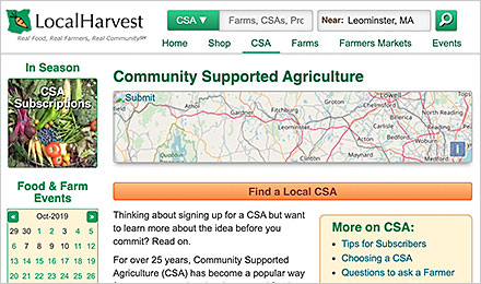 Activity 2 Resource - Find a Local CSA