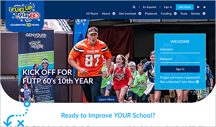 Visit the Fuel Up to Play 60 Website