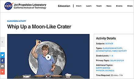 Make Your Own Moon Craters