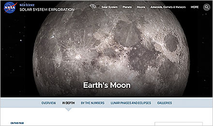 Learn About Earth's Moon at NASA Science