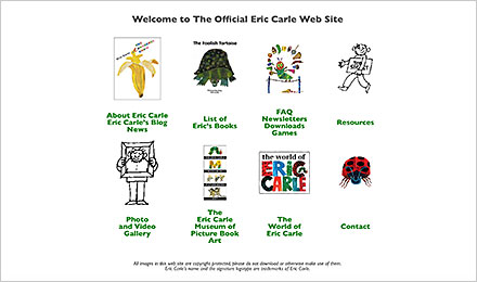 Visit the Official Eric Carle Web Site