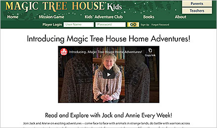 Start Your Magic Tree House Home Adventures