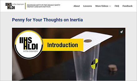 Sample Lesson: Penny For Your Thoughts On Inertia