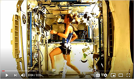 Watch: Running in Space