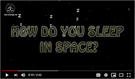 Watch: How You Sleep in Space