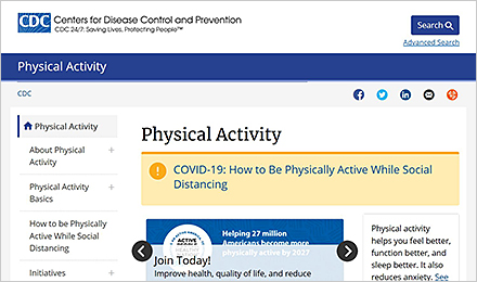 CDC on Physical Activity