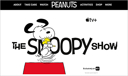 Visit the Peanuts Website