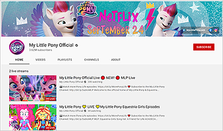 My Little Pony YouTube Channel