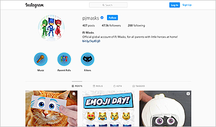 PJ Masks Instagram