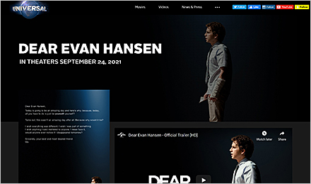 Visit the <em>Dear Evan Hansen</em> Website