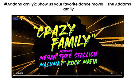 The Addams Family 2 – Show Us Your Favorite Dance Move!