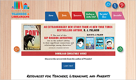 Visit the Random House Teachers & Librarians' Site